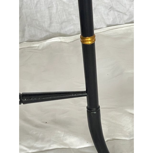 French Antique Papier Mache Large Serving Tray on Stand, C1880 For Sale - Image 14 of 14