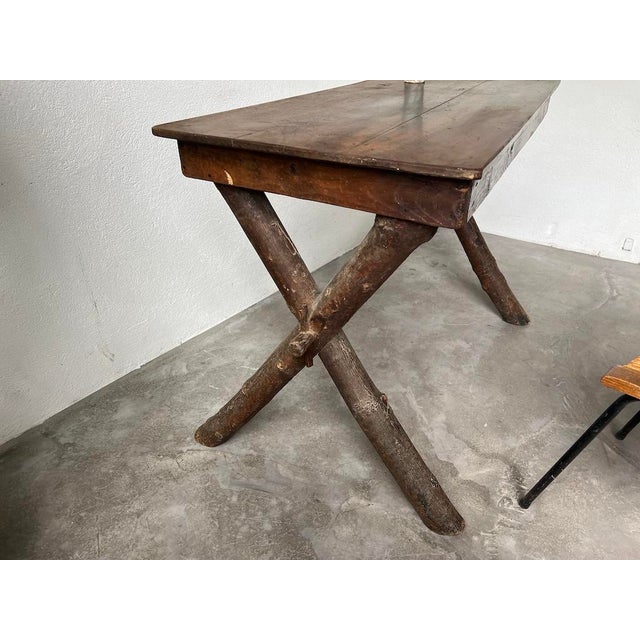 Walnut Desk, France, 1900s For Sale - Image 13 of 18