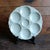 Art Deco French Oyster Plate in Aquamarine Blue from Sarreguemines, 1930s For Sale - Image 6 of 6
