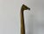Metal 70"s Vintage Art Handmade Solid Brass Giraffe Sculpture/ Sold For Sale - Image 7 of 13