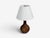 Mid-Century Modern 1960s Søholm Stentøj, Danish Modern, Table Lamp, Burnt Orange Ceramic, Denmark For Sale - Image 3 of 8