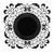 An elegant Artmax decorative wall mirror featuring an elaborate scrolling metal frame with hand-finished antique gold...