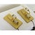 French Vintage Modern Brass & Glass Sconces - A Pair For Sale - Image 9 of 12