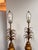 Gold Vintage Italian Regency Table Lamps, Pair For Sale - Image 8 of 12