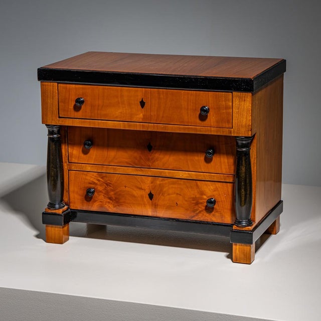 Antique Biedermeier Chest of Drawers, 1820 For Sale - Image 3 of 7