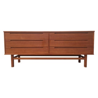 Danish Modern Long Low Dresser For Sale