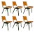 Mid-Century Model P7 Stacking Dining Chairs by Roland Rainer for Emil & Alfred Pollak, 1950s, Set of 6 For Sale