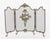 Brass Louis XV Style Brass Tri-Fold Firescreen For Sale - Image 8 of 8