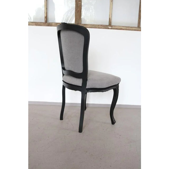 Baroque Black and Grey Neo Baroque Chair For Sale - Image 3 of 10