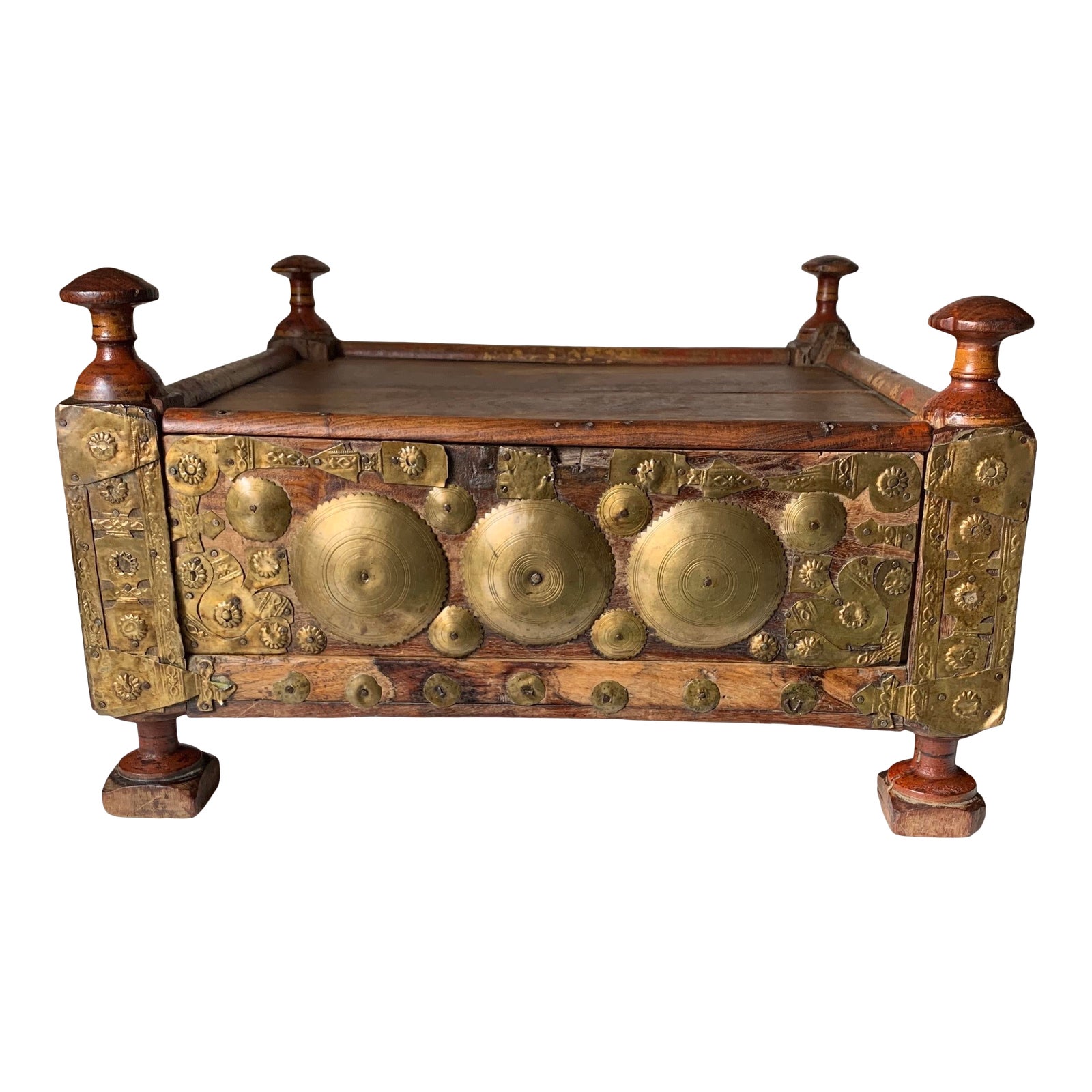 1900s Antique Wooden Ottoman Chairish