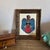 Metal Amazing Fun Colorful Folk Art Piece of Bird Art, Zipper and Sand Art by Artist Hazel Sprinkle For Sale - Image 7 of 8