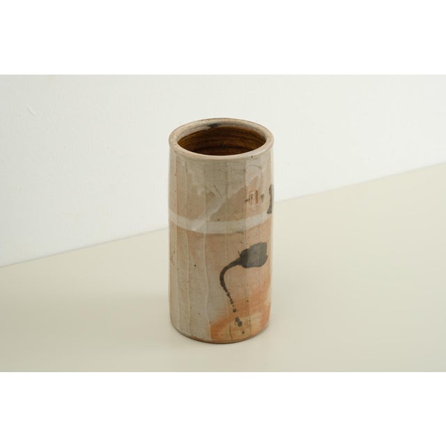 Mid-Century Modern Danish Ceramic Studio Vase, 1960s For Sale - Image 3 of 12