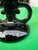 Glass Black Milk Glass Pair of Candleholders For Sale - Image 7 of 11