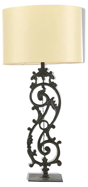 Cast Iron Floor Lamp, 1920s