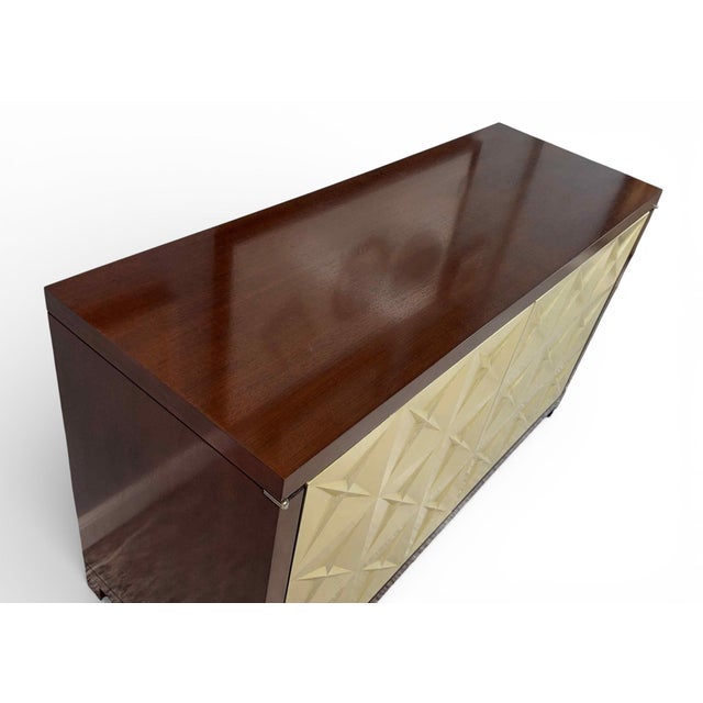 Contemporary Bolier & Co. Atelier Silver Leaf Sideboard For Sale - Image 12 of 14