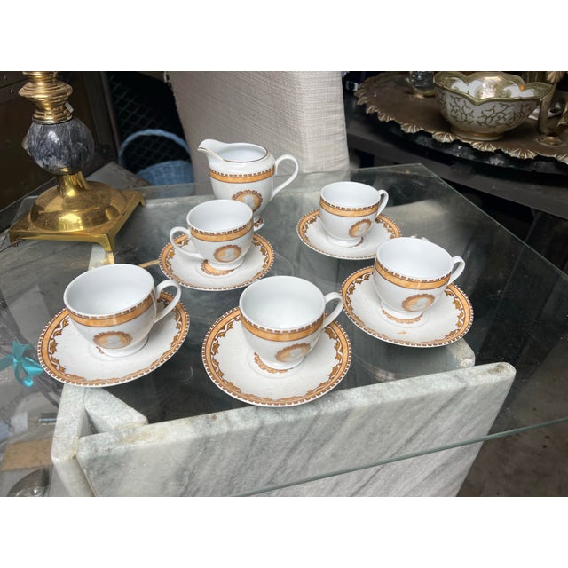 Vintage Bavarian Design Tea Set - Set of 11 For Sale In Atlanta - Image 6 of 6