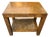 1970’s John Widdicomb Burlwood Side Table With Cane Shelf For Sale