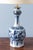 18th Century Dutch Delft Garlic Neck Chinoiserie Vase Table Lamp For Sale - Image 6 of 13
