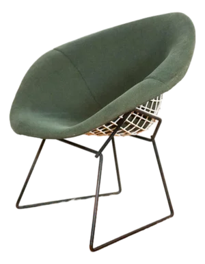 1970s Knoll Bertoia Diamond Chair With Full Cover