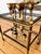 Metal Art Deco Style Nesting Tables in Brass, 1950s, Set of 3 For Sale - Image 7 of 11