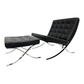 Example of Mies Van der Rohe Chair and Ottoman Sets