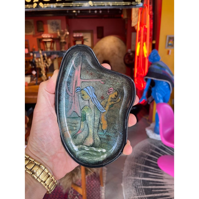Polia Pillin Mid 20th Century Decorative Dish For Sale In San Francisco - Image 6 of 8