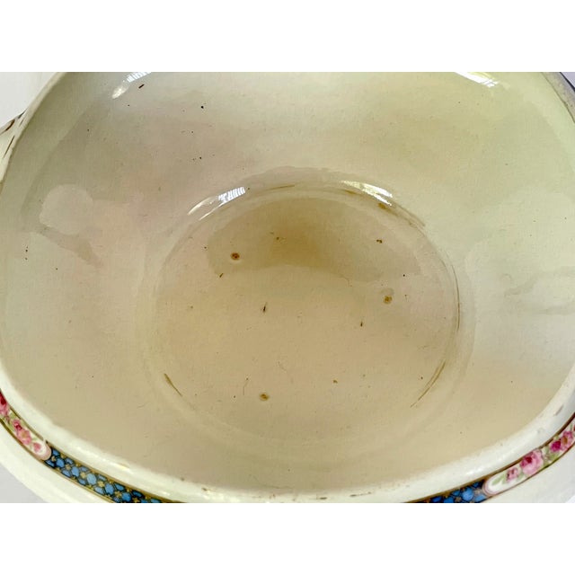 1920s Antique Serving Bowl by Wh Grindley Kendal Ironstone | Georgian Ivorie | Rare English China For Sale - Image 5 of 7