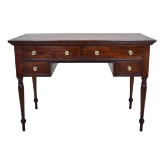 Antique Regency Mahogany Writing Desk For Sale