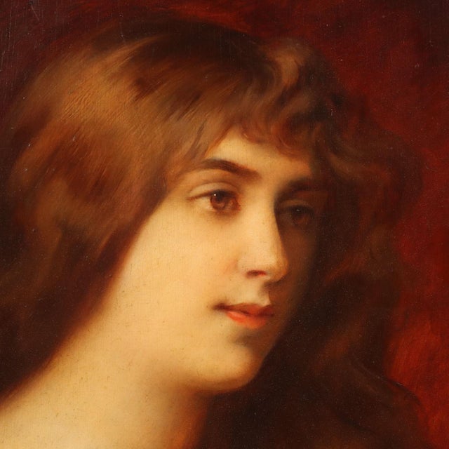 Edouard D'Otemar, Untitled, Oil on Panel, Framed For Sale - Image 4 of 13