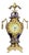 Antique French Cobalt Blue Porcelain Vase Clock with Gilt Bronze Mounts, 1890s For Sale