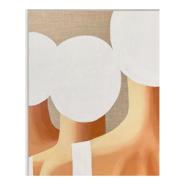 Three Swimmers From the Back - Acrylic and Oil on Canvas by Wencke Uhl For Sale