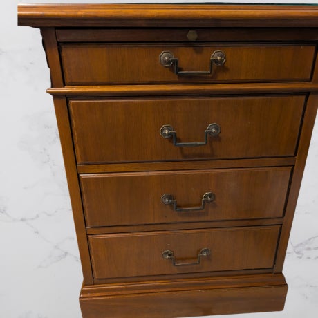 1950s Jofco Brand Walnut Executive Office Desk For Sale In Phoenix - Image 6 of 12