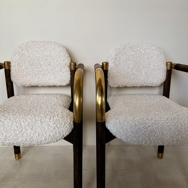 Brutalist Sass Armchairs from Idea, 1988, Set of 4 For Sale - Image 10 of 12
