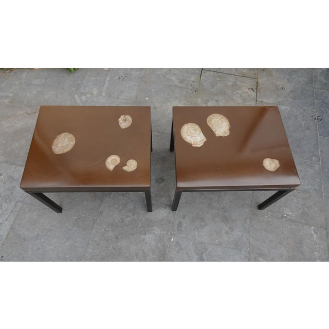 Belgian Side Tables attributed to Ado Chale, 1970s, Set of 2, in Good conditions. Designed 1970 to 1979
