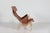 1990s Set of Pernilla Lounge Chair and Ottoman in Beech and Aniline Leather by Bruno Mathsson for Dux, Sweden, 1994 For Sale - Image 5 of 18