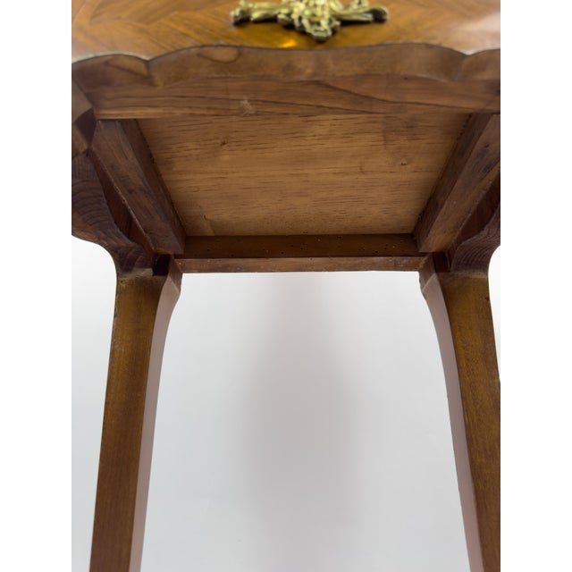 19th Century French Empire Mahogany Gueridon With Marble Top For Sale - Image 13 of 14
