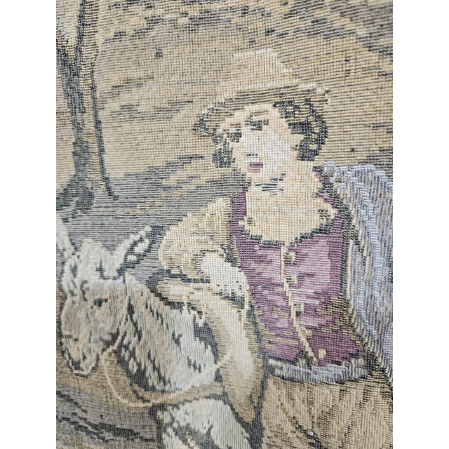 Tapestry with Idyllic Forest Motif from Aubusson, France, Late 19th Century For Sale - Image 17 of 18