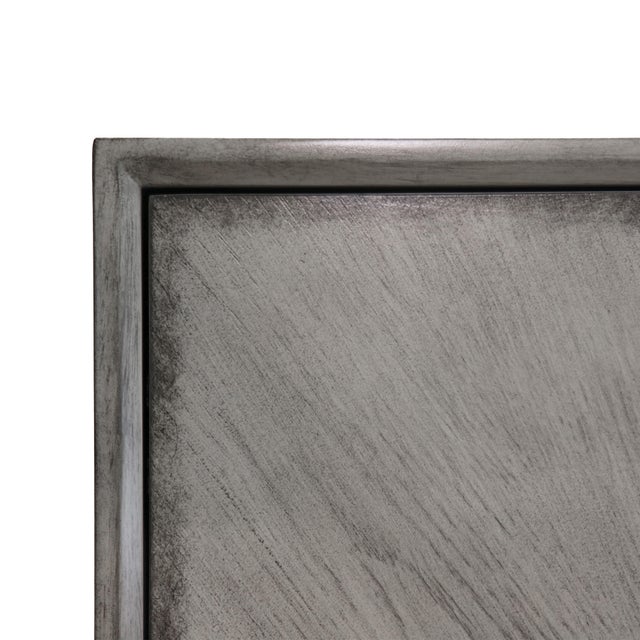 Wood Pasargad Home Oliver Bar Cabinet With Shelves, Drawer and Mirror For Sale - Image 7 of 13