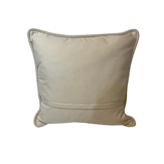Design for an Isolated Villa Pillow 20" x 6" x 20" 95/5% Feather Down Fill Hidden Zipper in Back Corded Finish Available...