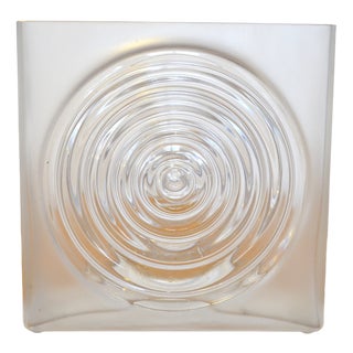 Vintage Glass Vase by Horst Tünselmann for Peill & Putzler, 1960s For Sale
