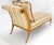 Klismos Light Carved Walnut Frame Chaise Lounge Chair Stunning MIINT Frame! For Sale - Image 12 of 13