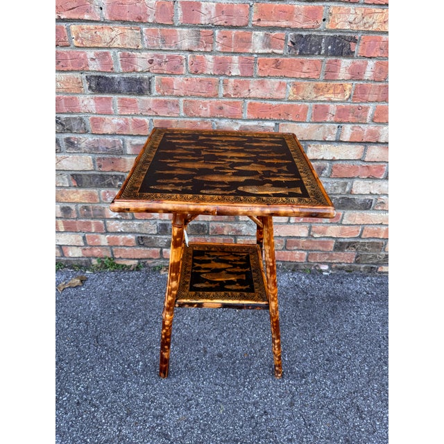 19th Century English Bamboo Table For Sale In Nashville - Image 6 of 9
