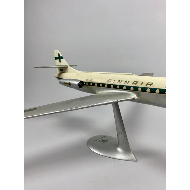 Take flight into aviation history with the iconic 1960's finnair aero caravelle airplane model, meticulously crafted by...