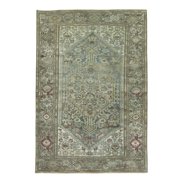 Antique Persian Malayer Rug For Sale