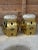 Pair Vintage Pierced Brass Chinese Garden Stools With Removable Cushions For Sale - Image 10 of 11