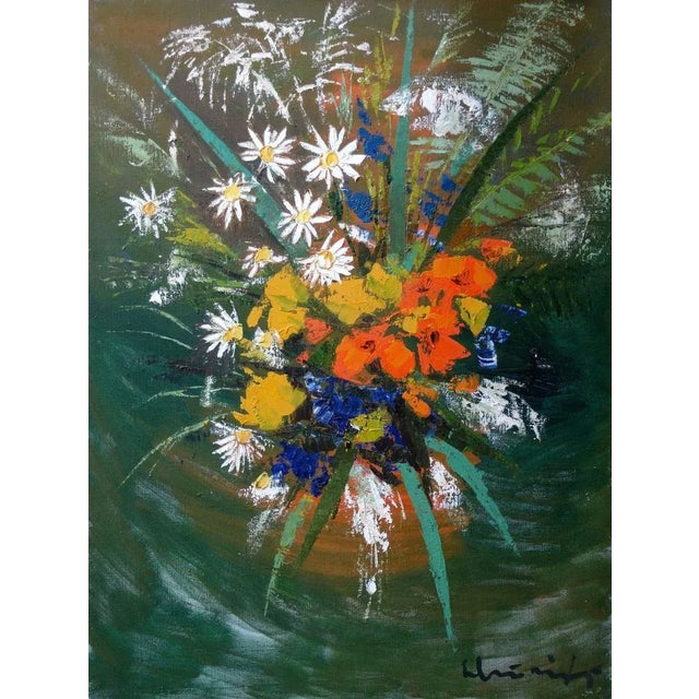 Midsummer 1988. Oil on canvas, 80x60 cm the artist's portrayal captures the vibrant and lively essence of midsummer. The...