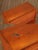 Wood Danish Modern Vintage Teak Roll Top Bar Cabinet or Secretary Desk For Sale - Image 7 of 12