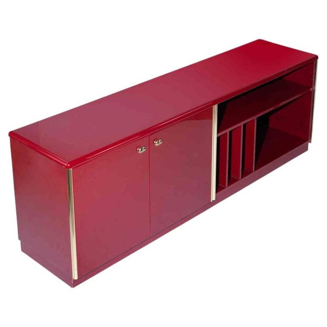 Vintage Lacquered Sideboard by Cini Boeri, 1970s For Sale - Image 11 of 11