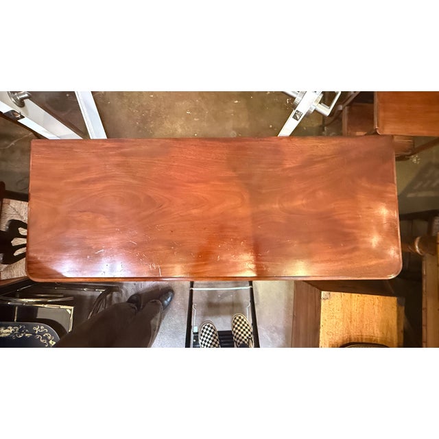 English Console Serving or Hall Table of Mahogany For Sale - Image 9 of 9