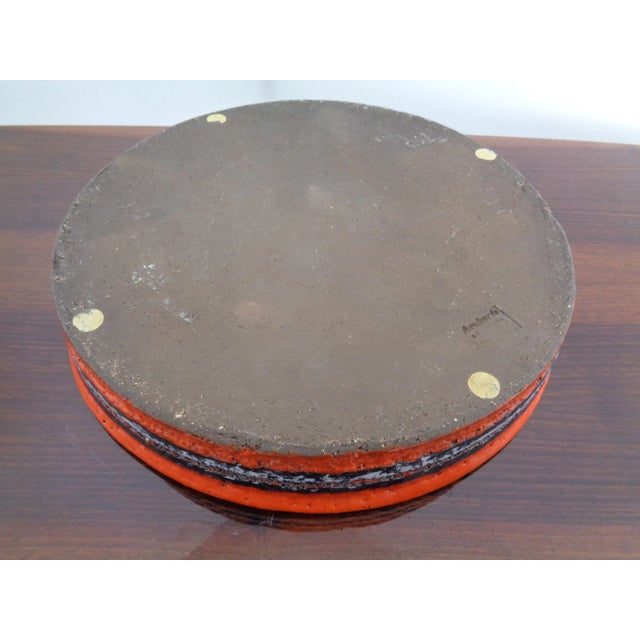 Fat Lava Ceramic Bowl, 1970s For Sale - Image 4 of 8